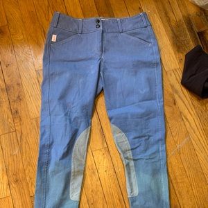 tailored sportsmen blue breeches